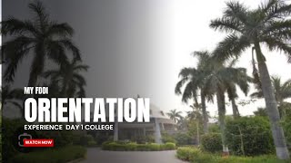 Orientation day kya hota hai  Fddi Noida orientation  own experience [upl. by Mailliwnhoj]