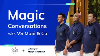 Heres why VS Mani and Co loves Razorpays Magic Checkout [upl. by Anaehs281]