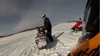 GoPro Snowmobiling in Union Pass WY [upl. by Burbank906]