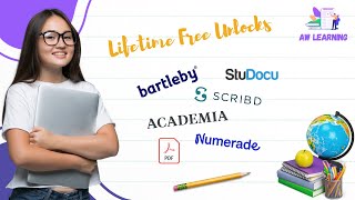 Free Bartleby Numerade Scribd Studocu Academia amp PDF Files  Lifetime Free [upl. by Arremat]