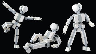 🞴 Small Poseable Figure  LEGO MOC Tutorial [upl. by Bal]