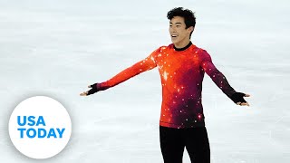 Full Nathan Chen talks to the media the day after winning gold in mens figure skating  USA TODAY [upl. by Lesak]