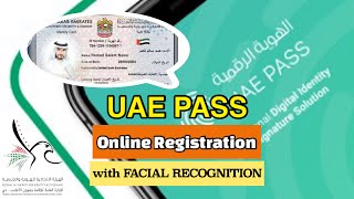 UAE PASS  Stepbystep Online Registration  For Residents and Visitors [upl. by Vallie841]