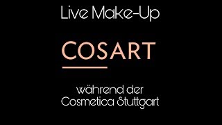 Cosart LiveDreh MakeUp am Model [upl. by Vedis572]