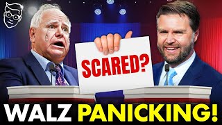 🚨CNN Report Tim Walz Having Panic Attacks Before Vice President Debate with JD Vance  ‘He Snapped’ [upl. by Jarl]