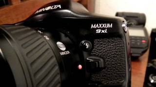 Minolta Maxxum 9xi shooting 45fps AQPPEs collection [upl. by Pliske117]