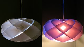 Torus pendant light DIY  how to make a torus lamplantern  EzyCraft [upl. by Ewold]