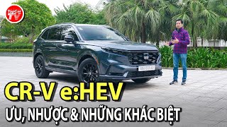 Đánh giá Honda CRV eHEV 2023  Ưunhược điểm và mức tiêu hao khi chạy khắc nghiệt  TIPCAR TV [upl. by Daniala]