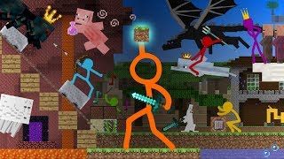 Animation vs Minecraft Shorts Season 1  All Episodes 114 [upl. by Airenahs]