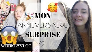 ON MA FAIT UN ANNIV SURPRISE😱 TRIE RANGEMENT VACANCES CODE  WEEKLYVLOG [upl. by Arahsal]