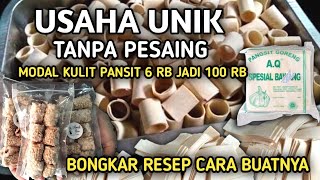 USAHA SIMPLE UNTUNG BANYAK MODAL KULIT PANGSIT 6 RB JADI 100 RBCEPAT BIKIN KAYA IDE USAHA [upl. by Aysa]