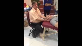 Occipital axial joint release  Osteopathy Cranial course [upl. by Utham284]