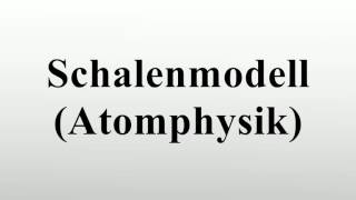 Schalenmodell Atomphysik [upl. by Nallaf]