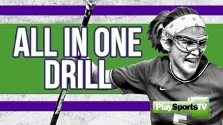 Girls Lacrosse All in One Drill [upl. by Allehc]