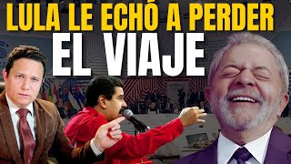 LULA DA SILVA LE DAÑÓ EL VIAJE A MADURO LO VETÓ PARA NO INGRESAR A LOS BRICS [upl. by Nellad]