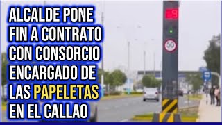 Callao alcalde pone fin a contrato de consorcio encargado de papeletas [upl. by Cataldo]