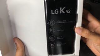 LG K42  Unboxing En Español [upl. by Holmen]