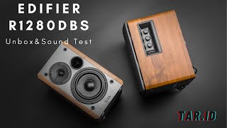 Edifier R1280DBS  Unbox  Sound test [upl. by Claiborn]