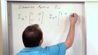 Special Matrices in Linear Algebra [upl. by Marieann]