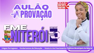 Aulão Gratuito Aprovação  Concurso de Niterói  Questões da Banca COSEAC [upl. by Manda90]