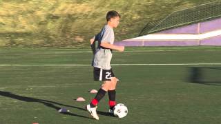 Basic Youth Soccer Drills  Touch 6 [upl. by Einhpad]