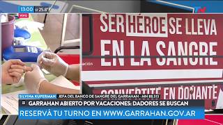 El Hospital Garrahan busca dadores de sangre [upl. by Oiuqise]