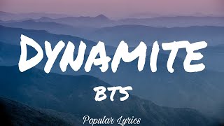 Dynamite Lyrics  BTS [upl. by Htabazile]