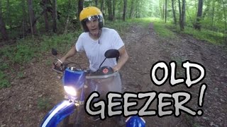 TTR250 vs WR250F Riding With my Dad 2 [upl. by Aileen162]