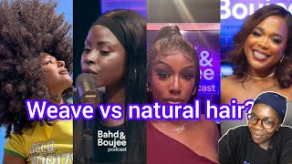 Natural 4cHair vs weaves [upl. by Marj383]