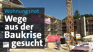 Wohnungsnot Wege aus der Baukrise dringend gesucht  BR24 [upl. by Aleck]