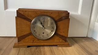 Rare Garrard Westminster Chime Mantel Clock [upl. by Ymmaj]