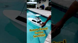 RC Custom Sportfishing Boat  boat rcboat boats [upl. by Petty]