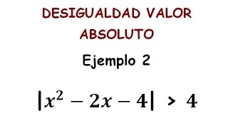 Desigualdad  Inecuación con valor absoluto  Ejemplo 2 [upl. by Pedroza]