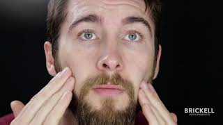 Brickell Mens Products  Daily Essential Face Moisturizer for Men Tutorial [upl. by Josephine]