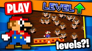 LEVEL UP Mario Levels BUT you can PLAY them [upl. by Loughlin]