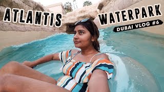 Crazy Rides at ATLANTIS AQUAVENTURE WATER PARK  Dubai Travel Vlog  Kritika Goel [upl. by Apple]