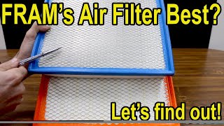 Which Car Air Filter is Best Lets find out Fram KampN Wix Purolator amp AC Delco showdown [upl. by Asir]