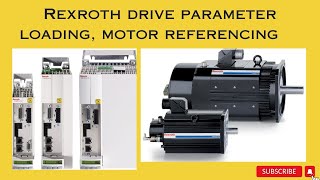 Rexroth Drive control card parameter saveupload and motor referencing [upl. by Zoha]