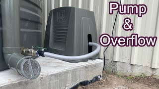 Rainwater Tank Part 2  Pump and Overflow [upl. by Eidob112]