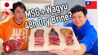 53 Making Guga Foods MSG Dry Aged Steak  But Salty [upl. by Anilrahc]