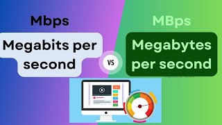 05 What is Mbps vs MBps  Internet speeds explained  Megabit  Megabyte [upl. by Erlandson]