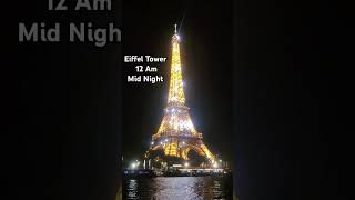 Eiffel Tower Mid Night view france travel eiffeltower shorts [upl. by Fanchie]