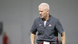 Kerry Coombs Ohio State defensive coordinator analyzes Buckeyes depth chart training camp [upl. by Llereg]