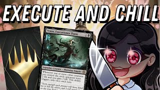 Mono Black Destruction  MTG Arena Historic Brawl Vraan Executioner Thane Commander Deck List MTGA [upl. by Pius]