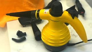 Handheld Steam Cleaner  Comforday Review and Demo [upl. by Sirkin]