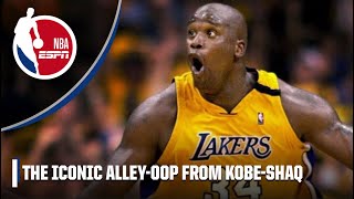 When Kobe amp Shaq connected for this ICONIC alleyoop 🤯  NBA on ESPN [upl. by Cherilynn]