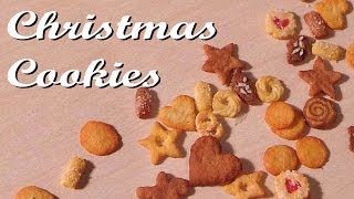 7 Easy Miniature Christmas Cookies  Polymer Clay Tutorial [upl. by Yknarf]