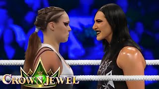 Ronda Rousey vs Rhea Ripley  Extreme Rules Match  WWE October 31 2024 [upl. by Ardnasirhc]