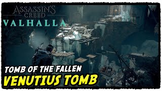 AC Valhalla Venutius Tomb  Tomb of the Fallen Location Guide [upl. by Nayr596]