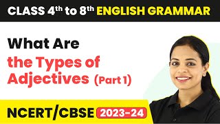 Types of Adjectives in English Grammar With Examples  What Are the Types of Adjectives Part 1 [upl. by Saalocin]